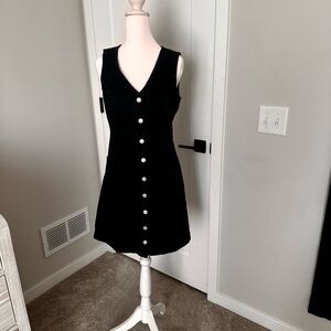 Levi's Black and White Sleeveless Sheath Mini Dress